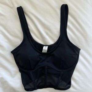 ALO Yoga Black Supportive Sports Bra